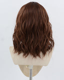 Brown Curly Short Synthetic Wig HW773