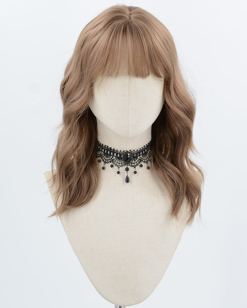 Brown Curly Synthetic Wig HW796