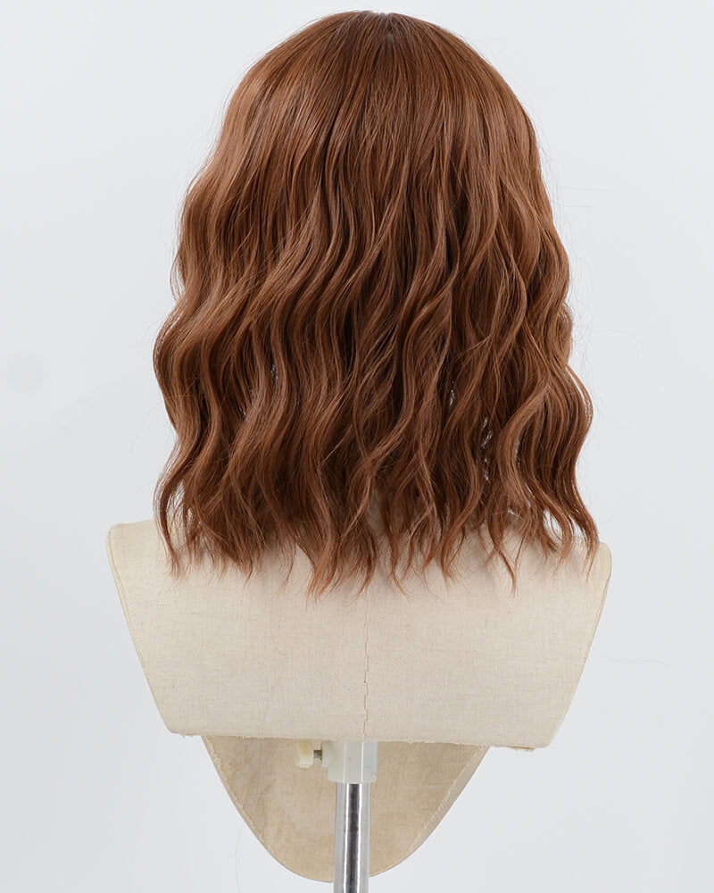 Brown Short Curly Synthetic Wig HW803