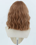 Brown Short Curly Synthetic Wig HW810