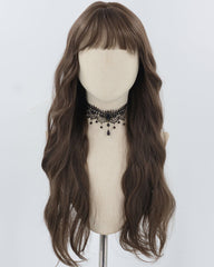Brown Curly Synthetic Wig HW669