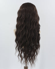 Brown Wavy Synthetic Lace Front Wig WW076