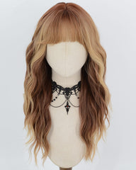 Brown Ombre Curly Synthetic Wig HW873