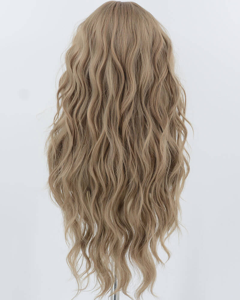 Brown curly Synthetic Wig HW675