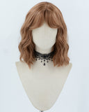 Brown Short Curly Synthetic Wig HW810