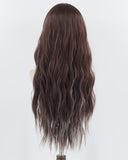Blonde Brown Curly Synthetic Wig HW473