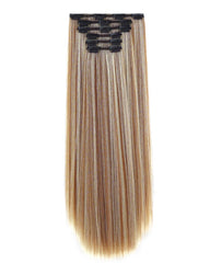 26inch Long Clip In Hair Extension Synthetic 6PCS