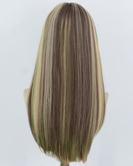Green Highlight Blonde Synthetic Wig HW872