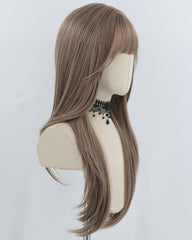 Brown Grey Synthetic Wig HW765