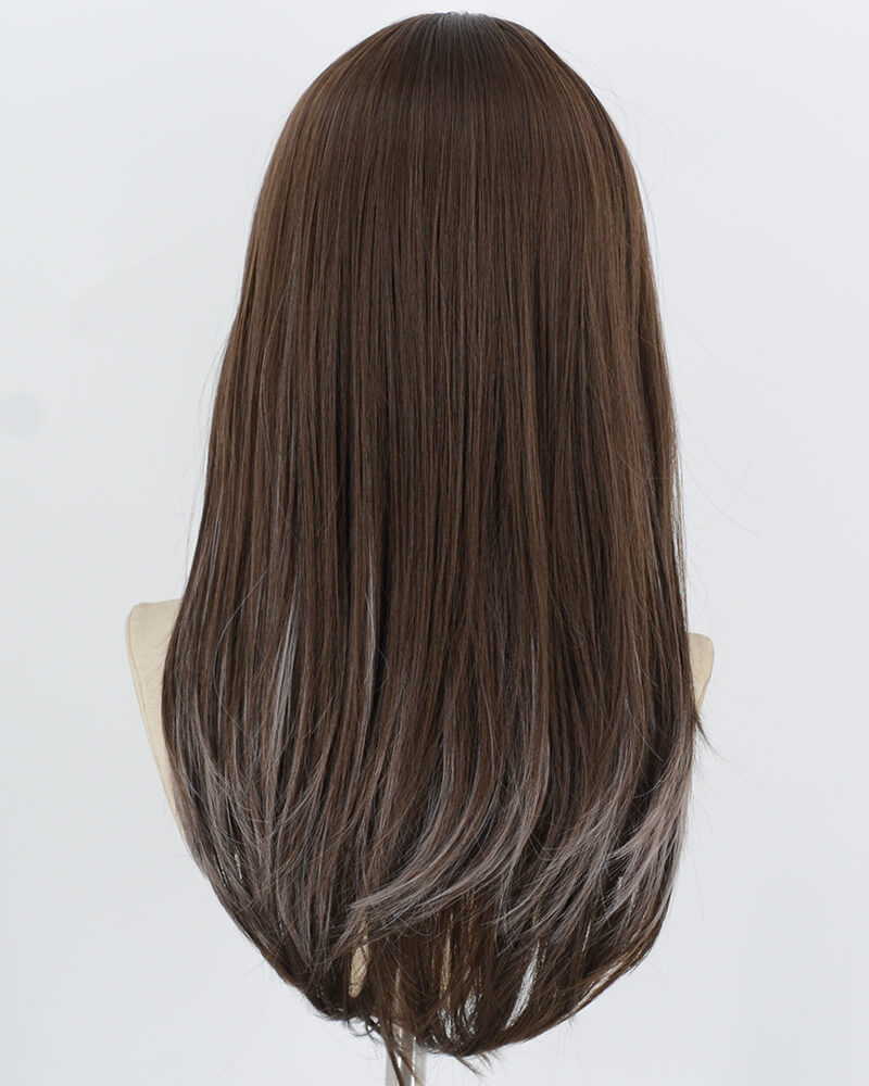 Brown Highlights Blonde Synthetic Wig HW827