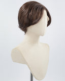 Brown Short Synthetic Lace Front Men's Wig MW004