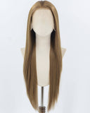Brown Synthetic Lace Front Wig WW922