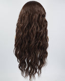 Brown Wavy Synthetic Lace Front Wig WW076