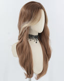Brown Long Synthetic Wig HW741
