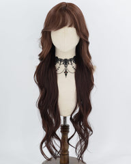 30Inch Long Brown Synthetic Wig HW890