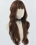 Brown Wavy Synthetic Wig HW641