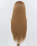 Brown Long Straight Synthetic Lace Front Wig WW972