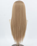 Long Straight Blonde Brown Synthetic Lace Front Wig WW1048