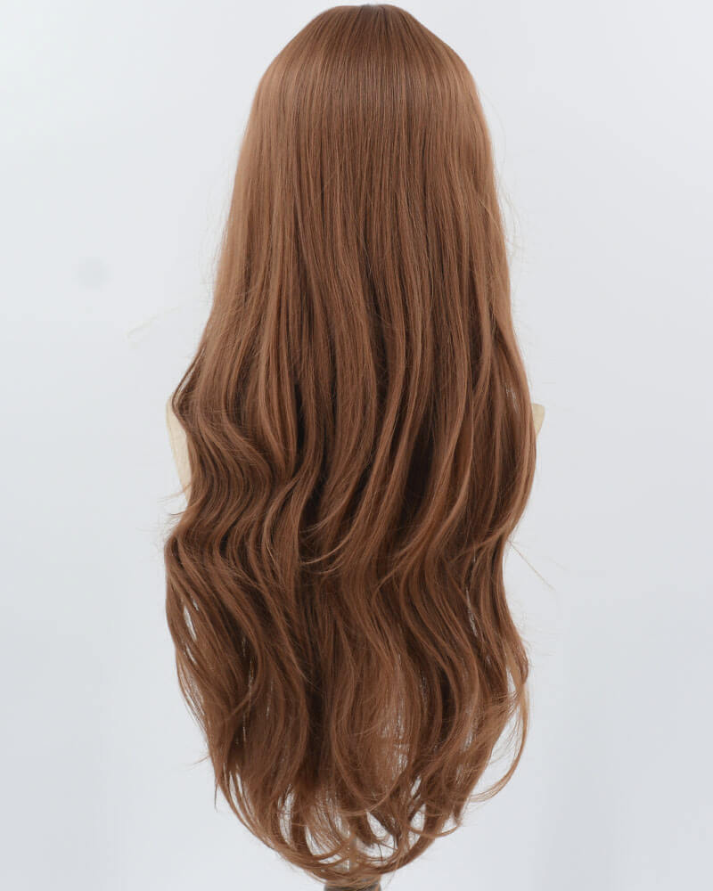 Brown Long Wavy Synthetic Wig HW674