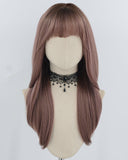Brown Ombre Pink Synthetic Wig HW764