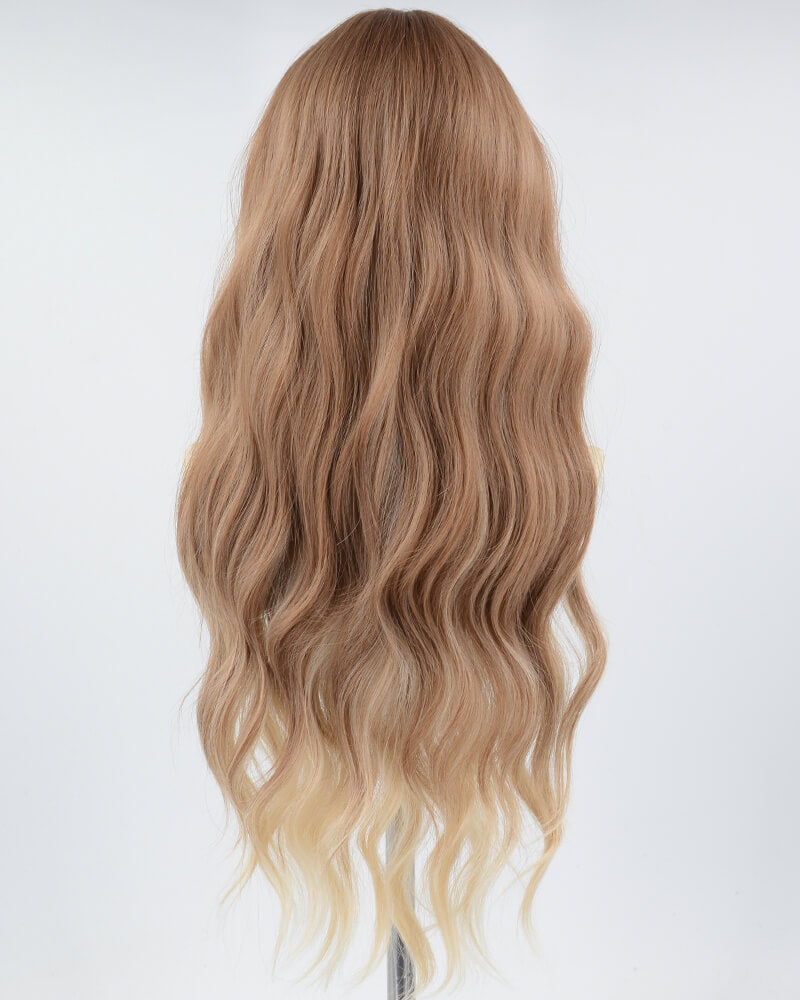 Ombre Brown Long Synthetic Wig HW443