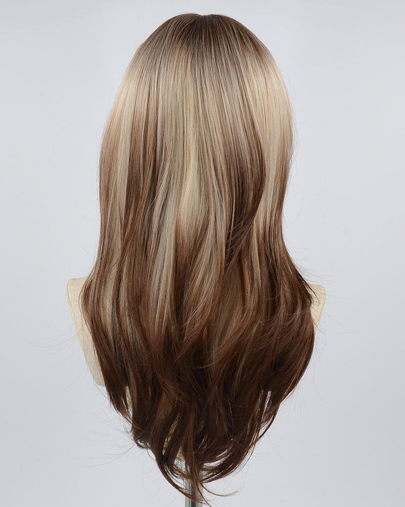 Ombre Brown Synthetic Wig HW217
