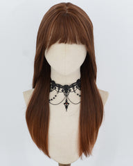 Brown Ombre Straight Synthetic Wig HW874