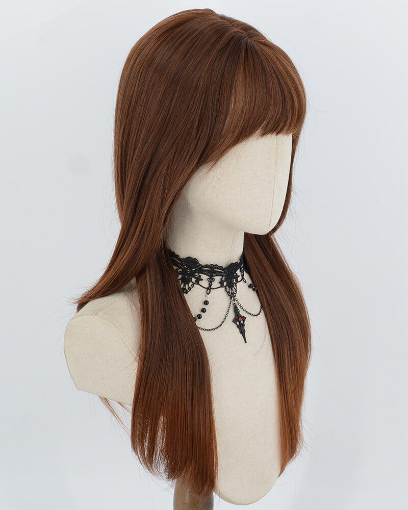 Brown Ombre Straight Synthetic Wig HW874