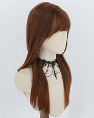 Brown Ombre Straight Synthetic Wig HW874