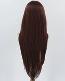 32 inch Brown Red Synthetic Wig HW660
