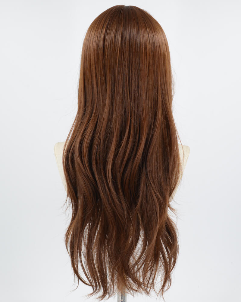Brown Long Synthetic Wig HW465