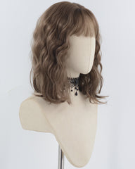 Brown Curly Short Synthetic Wig HW692
