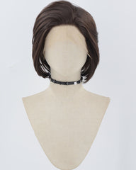 Brown Short Synthetic Lace Front Men's Wig MW004