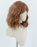 Brown Short Curly Synthetic Wig HW810