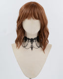 Brown Short Curly Synthetic Wig HW803