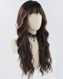 Brown Curly Synthetic Wig HW567