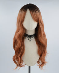 Ombre Dark Brown Synthetic Wig HW260