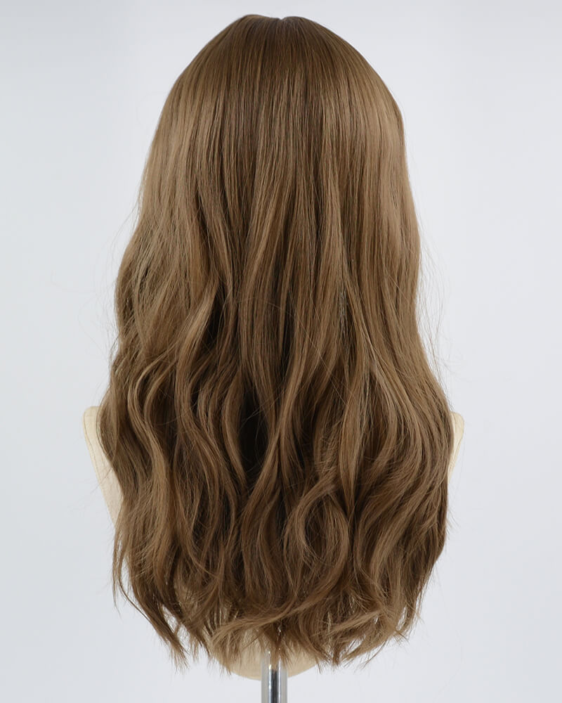 Light Brown Wavy Synthetic Wig HW326