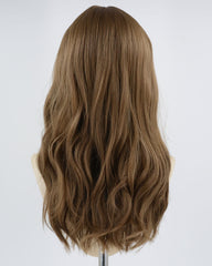 Light Brown Wavy Synthetic Wig HW326