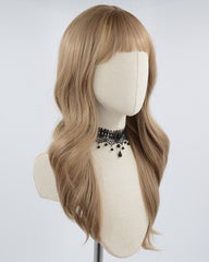 Light Brown Wavy Synthetic Wig HW376