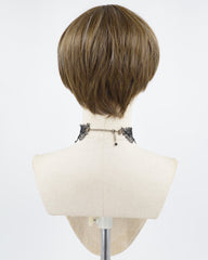 Brown Short Synthetic Wig HW457