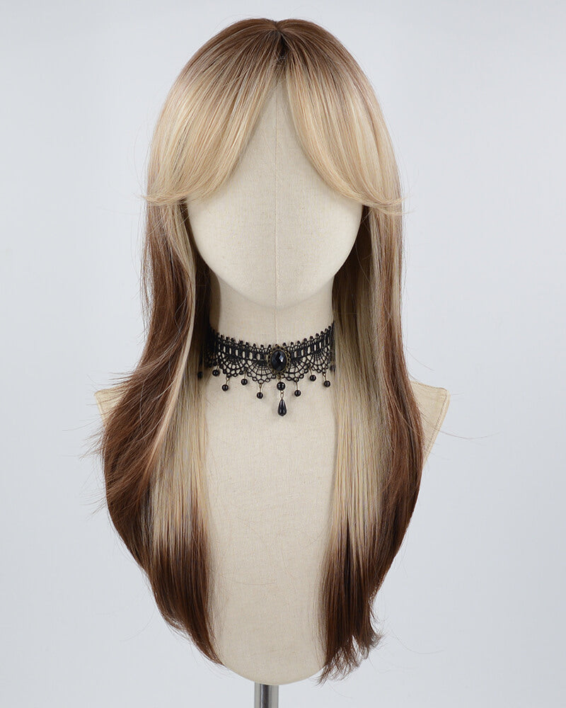 Ombre Brown Synthetic Wig HW217