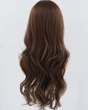 Brown Wavy Synthetic Wig HW628