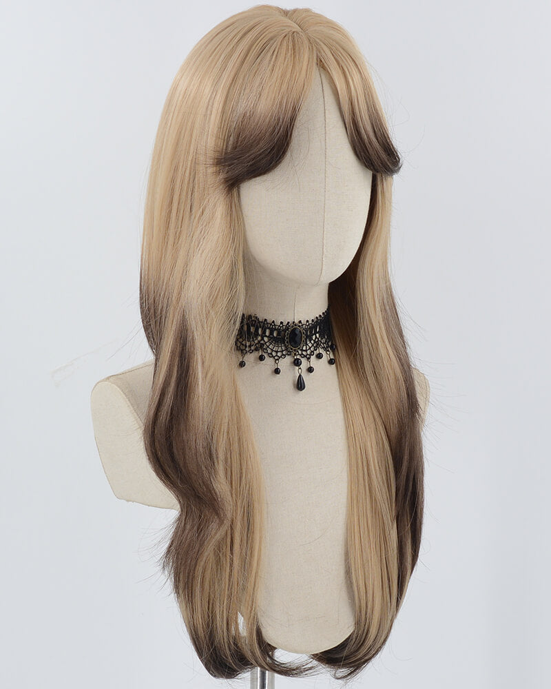 Black Ombre Brown Synthetic Wig HW584