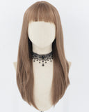Light Brown Synthetic Wig HW493