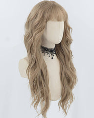 Brown curly Synthetic Wig HW675