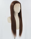 Mixed Brown Synthetic Lace Front Wig WW862