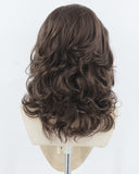 Brown Wavy Synthetic Lace Front Wig WW971
