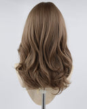 Light Brown Short Wavy Synthetic Wig HW378
