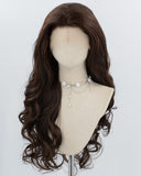 Brown Wavy Synthetic Lace Front Wig WW998
